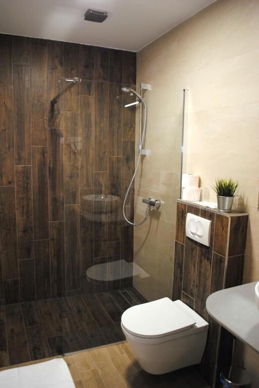 Bathroom with walk-in shower